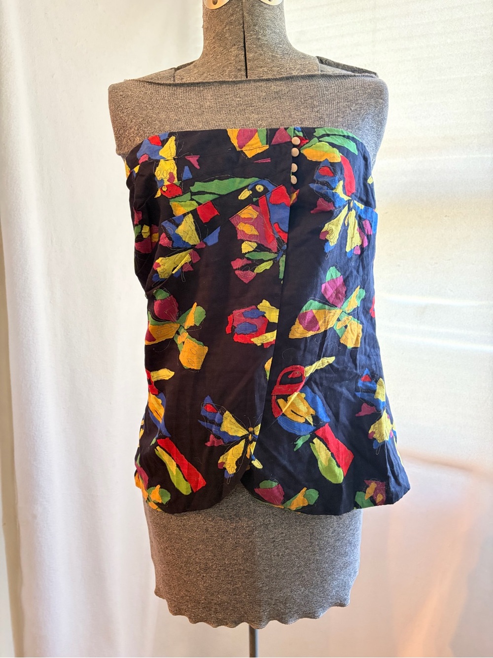 Edme & Esyllte for Anthropologie abstract bird and butterfly top NWT